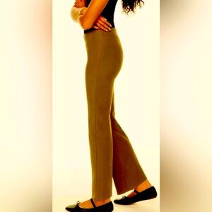 Aritzia Wilfred Free Goodtime Pant stretch bootcut Rustical Brown work street 12